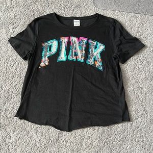 PINK Shirt with Sequins